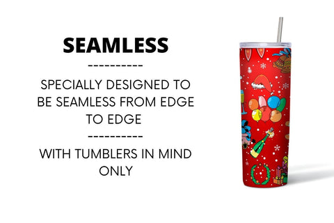 Christmas Tumbler Sublimation Sublimation SvgOcean 