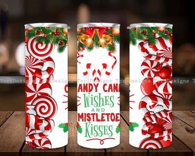 Christmas tumbler wrap , Candy Cane wishes Christmas Sublimation Designs Downloads, Christmas Tumbler Wrap PNG Designs Downloads Sublimation ToriDesigns 