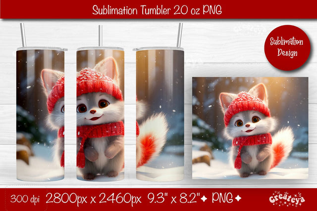 Christmas Tumbler wrap Cat Tumbler png 20 Oz sublimation design Xmas Tumbler Sublimation Createya Design 