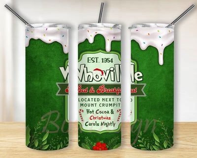 Christmas Tumbler Wrap, Magical Christmas Sublimation Design, 20 oz Skinny Tumbler Designs, Christmas Tumbler PNG, Digital Download Sublimation BouDesign 