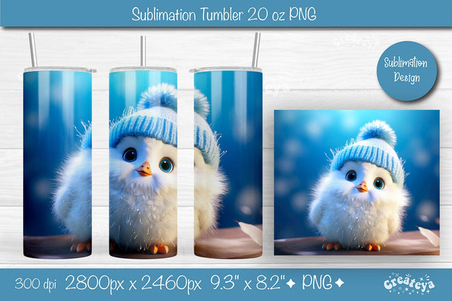 Christmas Tumbler wrap Penguin Tumbler png 20 Oz sublimation design Xmas Tumbler Sublimation Createya Design 