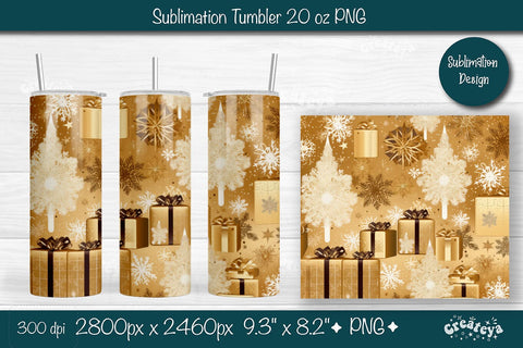 Christmas Tumbler wrap png 20 Oz sublimation design Xmas Tumbler Sublimation Createya Design 