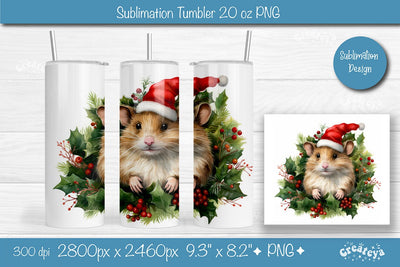 Christmas Tumbler wrap png 20 Oz sublimation design Xmas Tumbler Sublimation Createya Design 