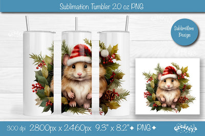 Christmas Tumbler wrap png 20 Oz sublimation design Xmas Tumbler Sublimation Createya Design 