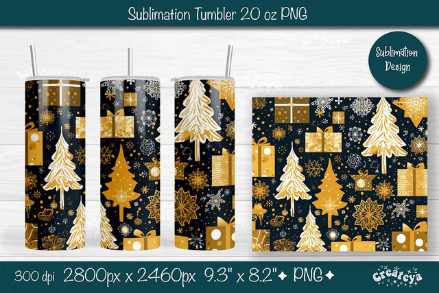 Christmas Tumbler wrap png 20 Oz sublimation design Xmas Tumbler Sublimation Createya Design 