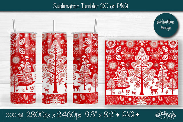 Christmas Tumbler wrap png 20 Oz sublimation design Xmas Tumbler Sublimation Createya Design 