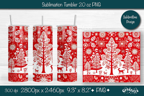 Christmas Tumbler wrap png 20 Oz sublimation design Xmas Tumbler Sublimation Createya Design 