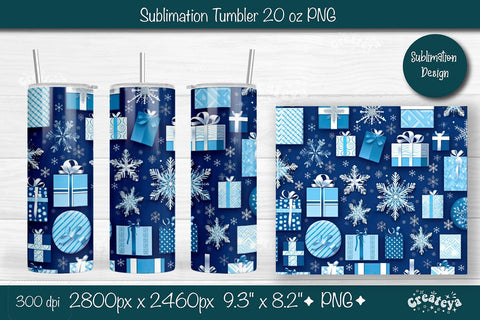 Christmas Tumbler wrap png 20 Oz sublimation design Xmas Tumbler Sublimation Createya Design 