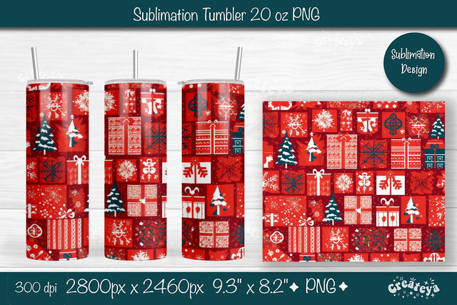 Christmas Tumbler wrap png 20 Oz sublimation design Xmas Tumbler Sublimation Createya Design 