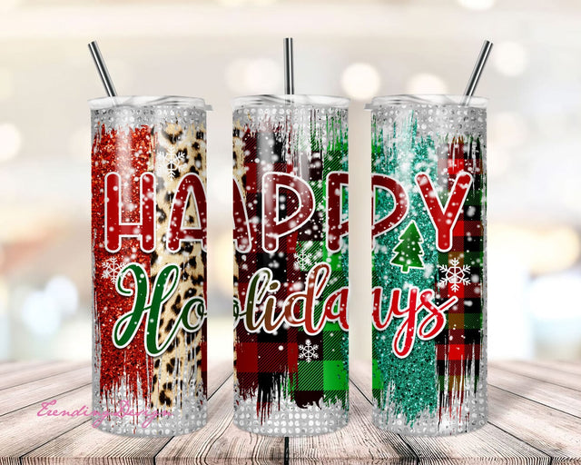 Christmas Tumbler Wrap PNG Funny Happy Holidays Seamless Sublimation Designs Downloads - Skinny 20oz Sublimation TrendingDesign 