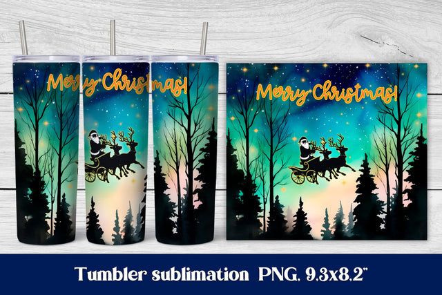 Christmas tumbler wrap | Tumbler sublimation Christmas Sublimation Svetana Studio 