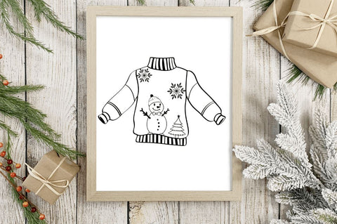 Christmas Ugly Sweater Ornament Svg Bundle SVG Regulrcrative 