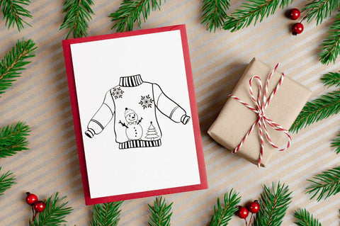 Christmas Ugly Sweater Ornament Svg Bundle SVG Regulrcrative 