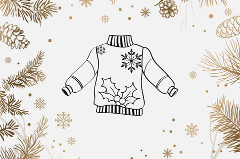 Christmas Ugly Sweater Ornament Svg Bundle SVG Regulrcrative 