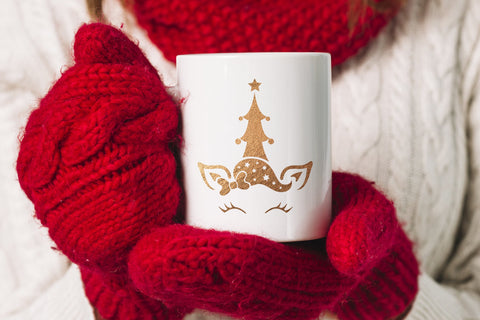 Christmas unicorn svg bundle, Christmas unicorn face svg SVG Digital Rainbow Shop 