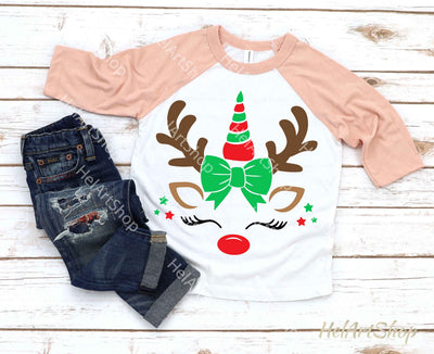 Christmas unicorn SVG SVG _HelArtShop_ 