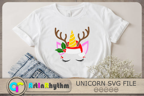 Christmas Unicorn Svg, Unicorn Svg, Unicorn Cliparts SVG Artinrhythm shop 