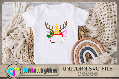 Christmas Unicorn Svg, Unicorn Svg, Unicorn Cliparts SVG Artinrhythm shop 