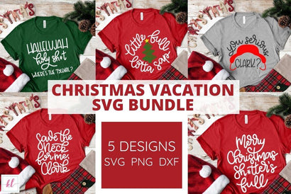 Christmas Vacation Quote Hand Lettered SVG Bundle SVG Kelly Leigh Creates 