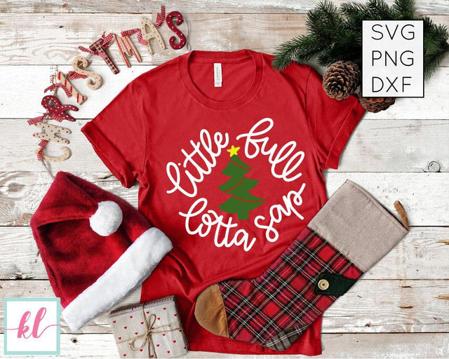 Christmas Vacation Quote Hand Lettered SVG | Little Full Lotta Sap SVG Kelly Leigh Creates 