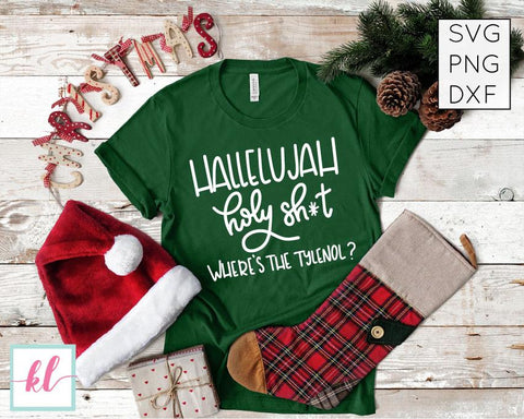 Christmas Vacation Quote Hand Lettered SVG | Where's The Tylenol SVG Kelly Leigh Creates 