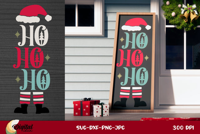 Christmas Vertical Door Sign SVG. 3D Door Sign. Vertical Signs SVG SVG Evgenyia Guschina 