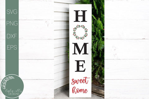 Christmas Vertical Porch Sign Mini Bundle-Home Sweet Home SVG Linden Valley Designs 