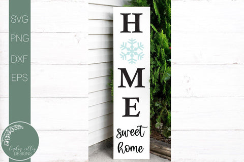 Christmas Vertical Porch Sign Mini Bundle-Home Sweet Home SVG Linden Valley Designs 