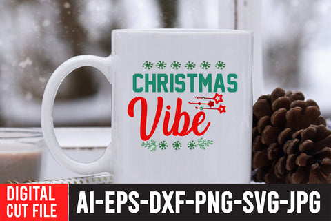 Christmas Vibe SVG Cut File SVG BlackCatsMedia 