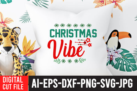 Christmas Vibe SVG Cut File SVG BlackCatsMedia 