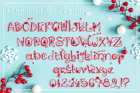 Christmas Vibes: A Whimsical Christmas Font Font Feya's Fonts and Crafts