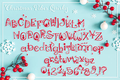 Christmas Vibes: A Whimsical Christmas Font Font Feya's Fonts and Crafts 