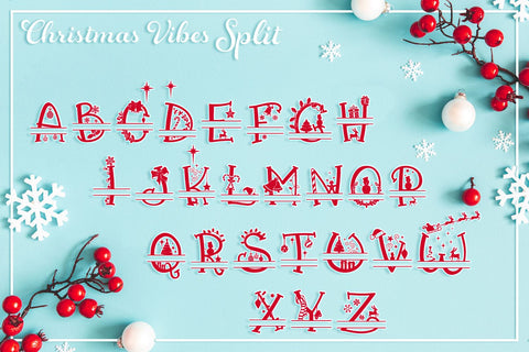 Christmas Vibes: A Whimsical Christmas Font Font Feya's Fonts and Crafts 