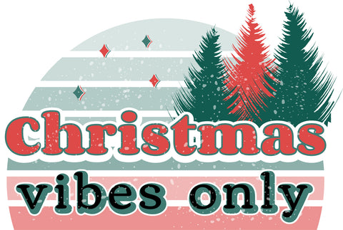 Christmas Vibes Bundle. Retro Christmas Sublimation Bundle. Sublimation Olga Terlyanskaya 