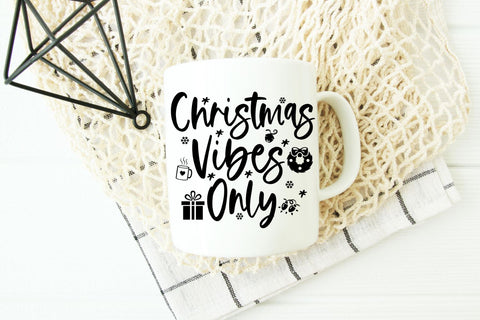 Christmas Vibes Only SVG - Christmas SVG - Christmas Quote SVG She Shed Craft Store 