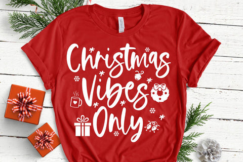 Christmas Vibes Only SVG - Christmas SVG - Christmas Quote SVG She Shed Craft Store 