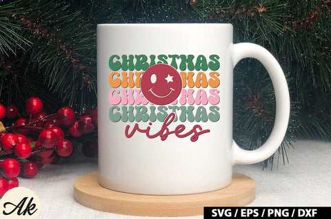 Christmas vibes Retro SVG SVG akazaddesign 