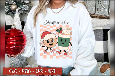 Christmas vibes Retro SVG SVG Shetara Begum 