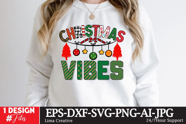 Christmas Vibes Sublimation Design Sublimation Insomnia Std 