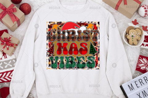 Christmas vibes Sublimation Design Sublimation Regulrcrative 