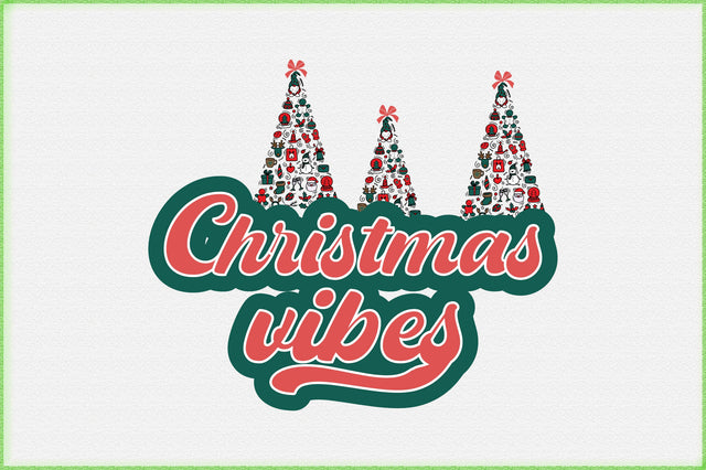 Christmas Vibes Sublimation Sublimation Creativeart88 
