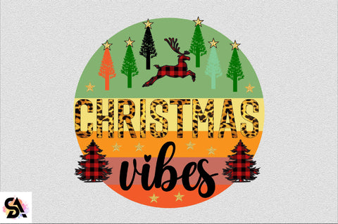 Christmas Vibes Sublimation SVGArt 