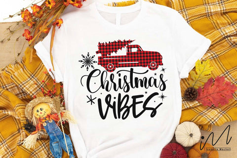 Christmas vibes svg, Christmas svg, Cut files, Christmas Cricut, Christmas Holiday, Svg, T-shirt, Winter svg, Snow svg SVG Isabella Machell 