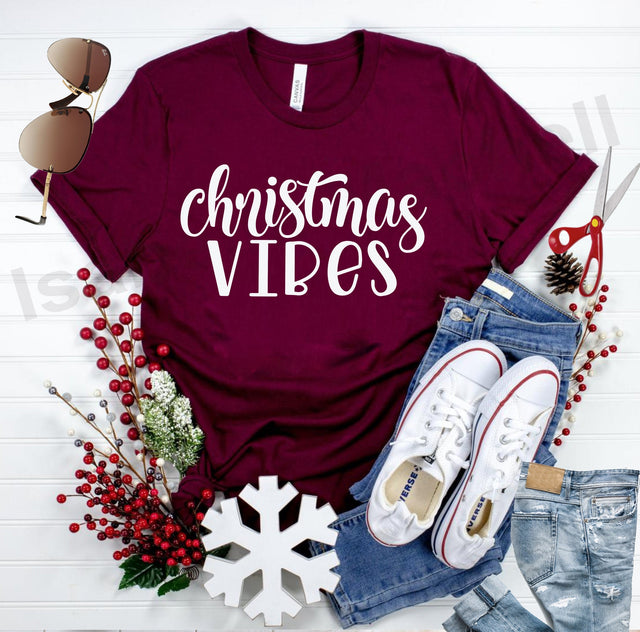 Christmas vibes svg, Christmas svg, Merry Christmas svg, Christmas cricut, Christmas Holiday t shirt SVG Isabella Machell 