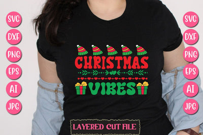 Christmas Vibes SVG Cut File SVG Newmockups 