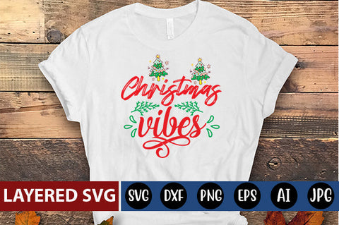 Christmas vibes SVG cute file SVG Blessedprint 