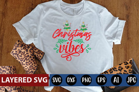 Christmas vibes SVG cute file SVG Blessedprint 
