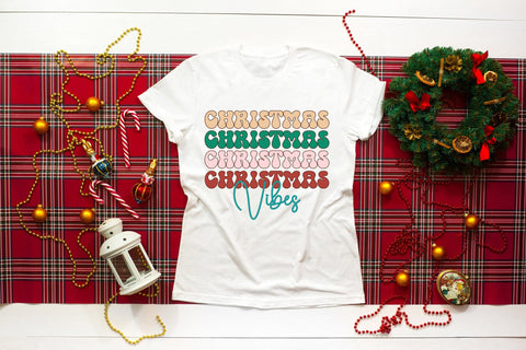 Christmas Vibes SVG, Retro Christmas SVG SVG CraftLabSVG 