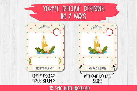Christmas Vintage Money Card PNG Designs | Stocking Stuffer Sublimation TatiStudio 