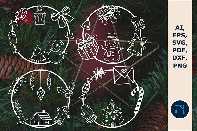 Christmas wall decor SVG bundle SVG MD JOYNAL ABDIN 